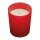 25 x Kerzen im Glas rot Durchmesser 5.5 x 6.6 cm lange Brenndauer dekorative Votivkerzen Wachskerzen Set fuer Tischdeko Feierlichkeiten und Atmosphaere ideal fuer Wohnzimmer Events und saisonale Deko