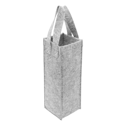 10x Weintasche Filz mit Henkel - Filztasche für Weinflaschen 29,5 x 10,5 x 10,5 cm – Flaschentasche Filz 2 Henkeln als Geschenktüten für Weingeschenk für Weihnachten oder Hochzeit