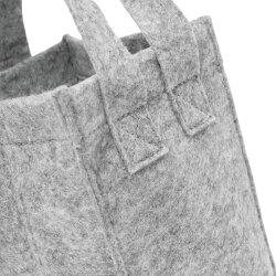 10x Flaschentasche Filz Weintasche 29,5 x 10,5 x 10,5 cm Weingeschenke für Frauen, Männer