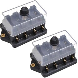 2 x Sicherungshalter ATO ATC KFZ 4 fach Sicherungskasten Flachsicherungen LKW