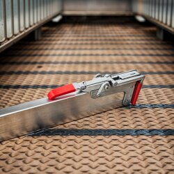 Ladungssicherung Anhänger 2 Stück 22–36 mm Montagestütze aus verzinktem Stahl 400 daN als Zwischenwandverschluss