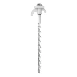 20x Schraubheringe Metall 20cm Zeltheringe zum Schrauben Ø7,5mm Heringe Zelt für steinige Böden