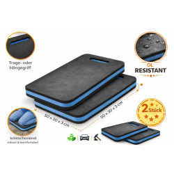 2x Knieschoner Garten und Auto 50x30cm – Kniekissen...