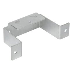 Befestigungsprofil für Abstellstütze, 2er Set Halterung für Anhänger, stabile Anhängerstütze aus verzinktem Stahl, 22x10x6 cm