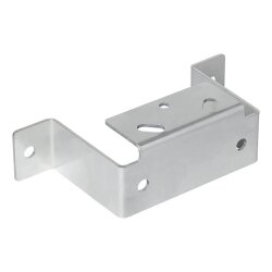 Befestigungsprofil für Abstellstütze, 2er Set Halterung für Anhänger, stabile Anhängerstütze aus verzinktem Stahl, 22x10x6 cm