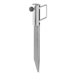 2 STK Bodenhülse Sonnenschirm Wäschespinne 35 mm, 45 cm betonierbar Rasendorn für Wäschespinne, Sonnenschirm und SAT Antenne, 45 cm Länge zum Betonieren Preiswert&Gut