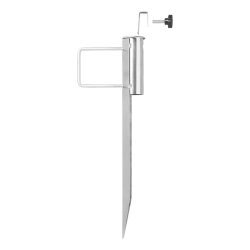 2 STK Bodenhülse Sonnenschirm Wäschespinne 35 mm, 45 cm betonierbar Rasendorn für Wäschespinne, Sonnenschirm und SAT Antenne, 45 cm Länge zum Betonieren Preiswert&Gut