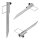 2 STK Bodenhülse Sonnenschirm Wäschespinne 35 mm, 45 cm betonierbar Rasendorn für Wäschespinne, Sonnenschirm und SAT Antenne, 45 cm Länge zum Betonieren Preiswert&Gut