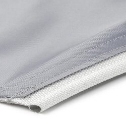 Radabdeckung Wohnwagen 2er Set 88x89cm für Wohnwagen & Wohnmobil wetterfest aus Polyestergewebe, Radkastenabdeckung als Reifenschutz mit 2 Ösen zur Fixierung