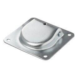 Zurrösen für Anhänger 2er Set – Robuste Zurrmulde mit Öse und 800 daN Zugkraft, Klappösen zur sicheren Ladungssicherung, 105x105 mm