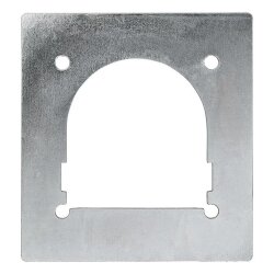2x Gegenplatten 142×132 mm – Montageplatten für Zurrmulden / Zurrhaken