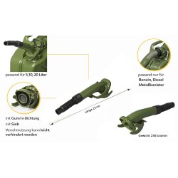 Ausgießer Kanister für 20L - 5L...