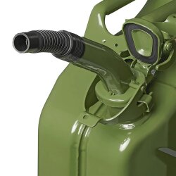 Ausgießer Kanister für 20L - 5L Einfüllstutzen L25 cm Luftstrom zum Befüllen für praktischer Metall Benzinkanister oder Dieselkanister– Füllrohr für Flüssigkeitsübertragung