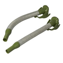 Ausgießer Kanister für 20L - 5L Einfüllstutzen mit Tropfschutz für praktischer Metall Benzinkanister oder Dieselkanister– Füllrohr für Flüssigkeitsübertragung