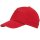 Cap Rot mit 2 gestickte Luftlöcher Basebalcap Sonnenschutz