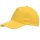 Cap gelb mit 2 gestickte Luftlöcher Basebalcap Sonnenschutz