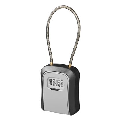 Schlüsselkasten Schlüsseltresor außen Schlüsselsafe Zahlenschloß mit Stahldraht