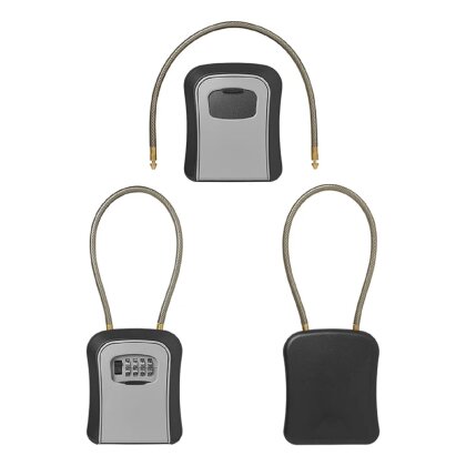 Schlüsselkasten Schlüsseltresor außen Schlüsselsafe Zahlenschloß mit Stahldraht
