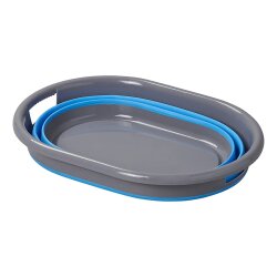 Wäschekorb faltbar Kunststoff 54x39x23cm Wäschesammler Henkel Wäschebox Camping