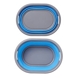 Wäschekorb faltbar Kunststoff 54x39x23cm Wäschesammler Henkel Wäschebox Camping