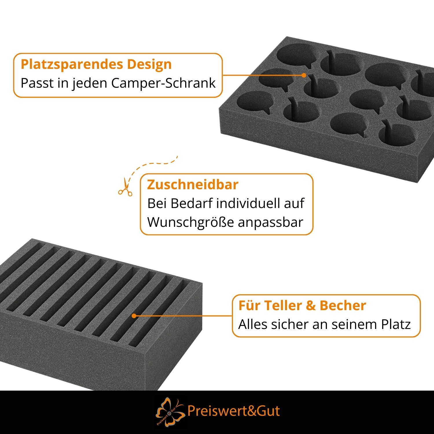 Tellerhalter Wohnmobil Set 10 Teller 12 Tassen