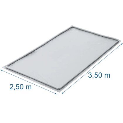 Vorzeltboden mit aufblasbarem Rand 2,5 x 3,5 Meter Überschwemmungsschutz