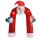 AS Weihnachtsmann Rundbogen Weihnachten H 183 cm LED Weihnachtsdeko aufblasbar AS