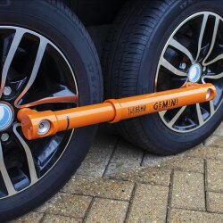 Radkralle Gemini Wohnwagen Doppelachse Wegfahrsperre Reifenkralle Felgenschloß