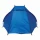 Strandmuschel UV Schutz Strandzelt Sonnenschutz 170x100x100 cm Blau Polyester Fiberglasgestänge Pop-Up-ähnliches Stecksystem freistehend mit Heringen Strand Badesee Camping Garten Festival