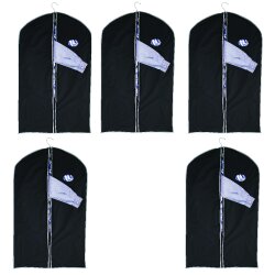 Kleidersack 5 Stück Anzugtasche 100 x 60cm Kleiderhülle Sichtfenster Anzughülle
