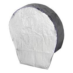 Radschutzhülle 70–78 cm – wetterfestes Polyester mit UV-Schutz & Ösen – Radabdeckung für Wohnwagen, Wohnmobil & Anhänger – langlebige Reifenabdeckung für Outdoor