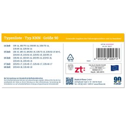 Schneeketten KNN 90 Anti-Skid 13-18 Zoll 235/60-13 - 205/40-18 Ö-Norm geprüft - 9 mm - speziell gehärteter Kettenstahl mit Aufbewahrungsbox