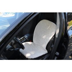 Sitzauflage Auto Vorne Sitzbezug Schonbezug Universal Autositzbezug 12 mm Stärke Beige