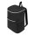 Kühltasche faltbar 28,5x20x38 cm isolierte Camping Picknick Tasche schwarz mit Reißverschluss Hauptfach seitlichen Netztaschen und Tragegriff ideal für Strand Park Outdoor Picknick Freizeit