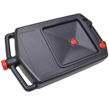 Ölauffangwanne 8L für Ölwechsel an Pkw & Motorrad – Öl Auffang Wanne mit Entlüftung, aus stabilem Polyethylen – ideal für Garage oder Werkstatt