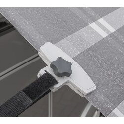 4 STK Markisenklemme mit Klettverschluss für Teppiche, Sonnensegel oder Planen