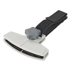 Markisenklemme 4er Set mit Klettverschluss und Schraubsicherung für Planen Teppiche Sonnensegel leichtes Camping Zubehör