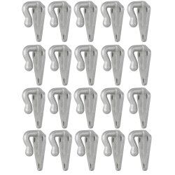 Planenhaken 20er Set 40x45 mm aus feuerverzinktem...