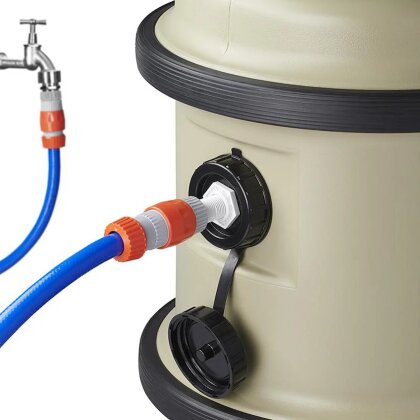 Wasserschlauch Aquaroll mit Adapter Blau 7,5 m Wohnmobil Caravan Trinkwassertank
