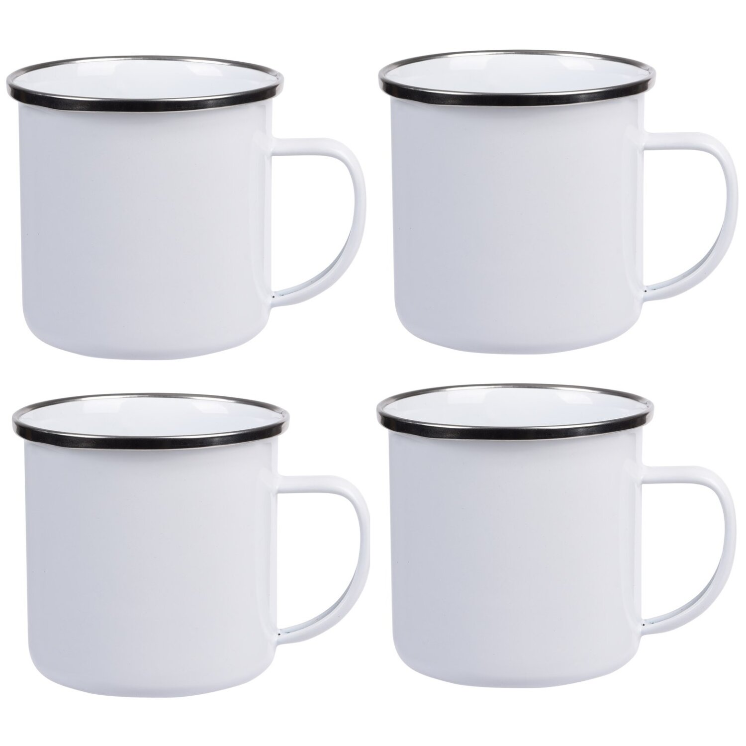 GRAZDesign Emaille Becher 300 Ml Personalisierbar – Mit Wolf-Design Für Outdoor, Camping & Alltag