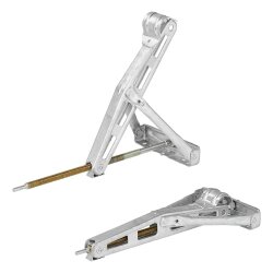 Wohnwagen Stütze 750kg 567x280 H495mm Kurbelstütze starkem Trapezgewindespindeln 2025