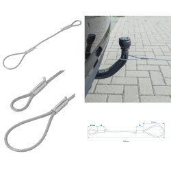 AS Abreißseil AHK 40 cm mit Schlaufen –...