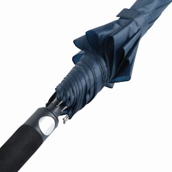 Stockschirm – stabiler Metallstock mit Metallspeichen & 190T-Polyester-Bespannung – wasserabweisender Rundhakengriff aus Moosgummi – großer langlebiger Regenschirm Ø119 cm – 1 Stück