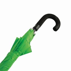 Stockschirm – stabiler Metallstock mit Metallspeichen & 190T-Polyester-Bespannung – wasserabweisender Rundhakengriff aus Moosgummi – großer langlebiger Regenschirm Ø119 cm – 1 Stück