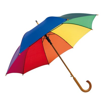 Regenschirm Ø103cm Regenbogen Stockschirm Automatik Tango Damen Herren Schirm