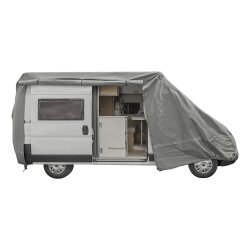 Wohnwagen Abdeckung 615x210x227 Kastenwagen Abdeckplane Schutzhülle Wohnmobil kompatibel für Fiat Ducato 600 X250 X290 - Zugang zum Campingbus über die seitliche Schiebetür