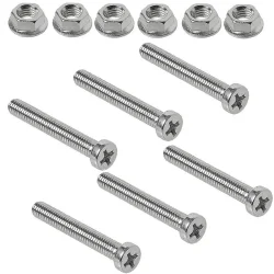 12tlg Schrauben Set m8 metrisch Länge 37mm z.b für 13 polige Steckdose AHK