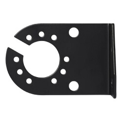 2 x Steckdosenhalter Anhänger oder Anbauplatte für Steckdose 7 und 13 polig AHK 12x8cm