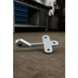 2x Bordwandverschluss Anhänger Größe 0 Einfallöse aus verzinktem Stahl für Winkelhebel Kastenverschluss M6