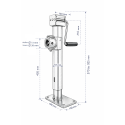 Preiswert&Gut 2 x Anhänger Stützen...